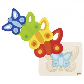 Puzzle stratificat Fluturasi colorati - poza 2