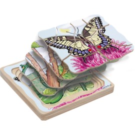 Puzzle stratificat - Fluturele - poza 2