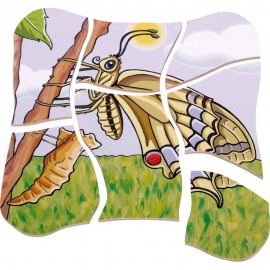 Puzzle stratificat - Fluturele - poza 4