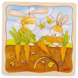 Puzzle stratificat Gradina iepurasilor - poza 1