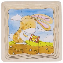 Puzzle stratificat Gradina iepurasilor - poza 2