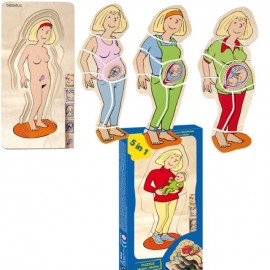 Puzzle stratificat Mama si Copilul - poza 3