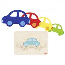 Puzzle stratificat Masinute colorate - poza 2