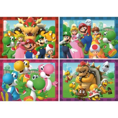 Puzzle Super Mario 4x100 piese - poza 1