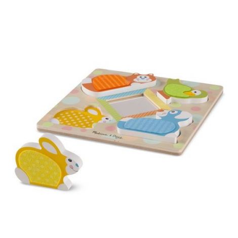 Puzzle tactil cu oglinda Pets Melissa and Doug - poza 2