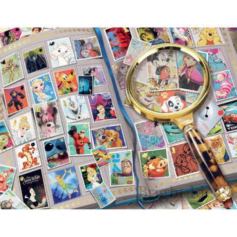 PUZZLE TIMBRE DISNEY, 2000 PIESE - poza 2