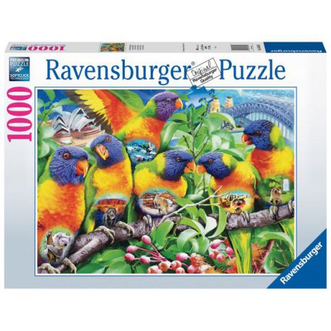 PUZZLE TINUTUL LORIINILOR, 1000 PIESE - poza 1