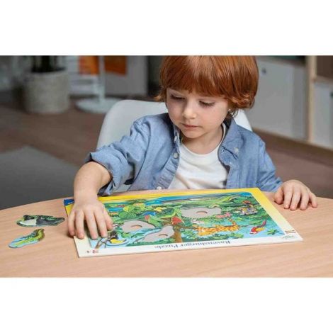 Puzzle Tip Rama Animale In Jungla, 11 Piese - poza 2