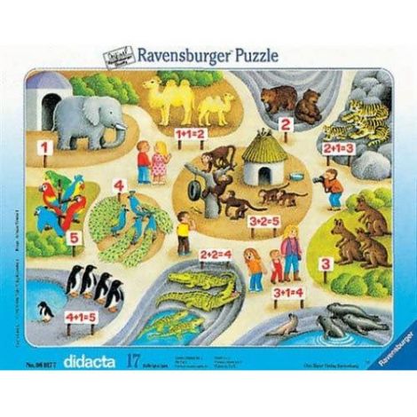 Puzzle Tip Rama Sa Numaram Pana La 5, 17 Piese - poza 1