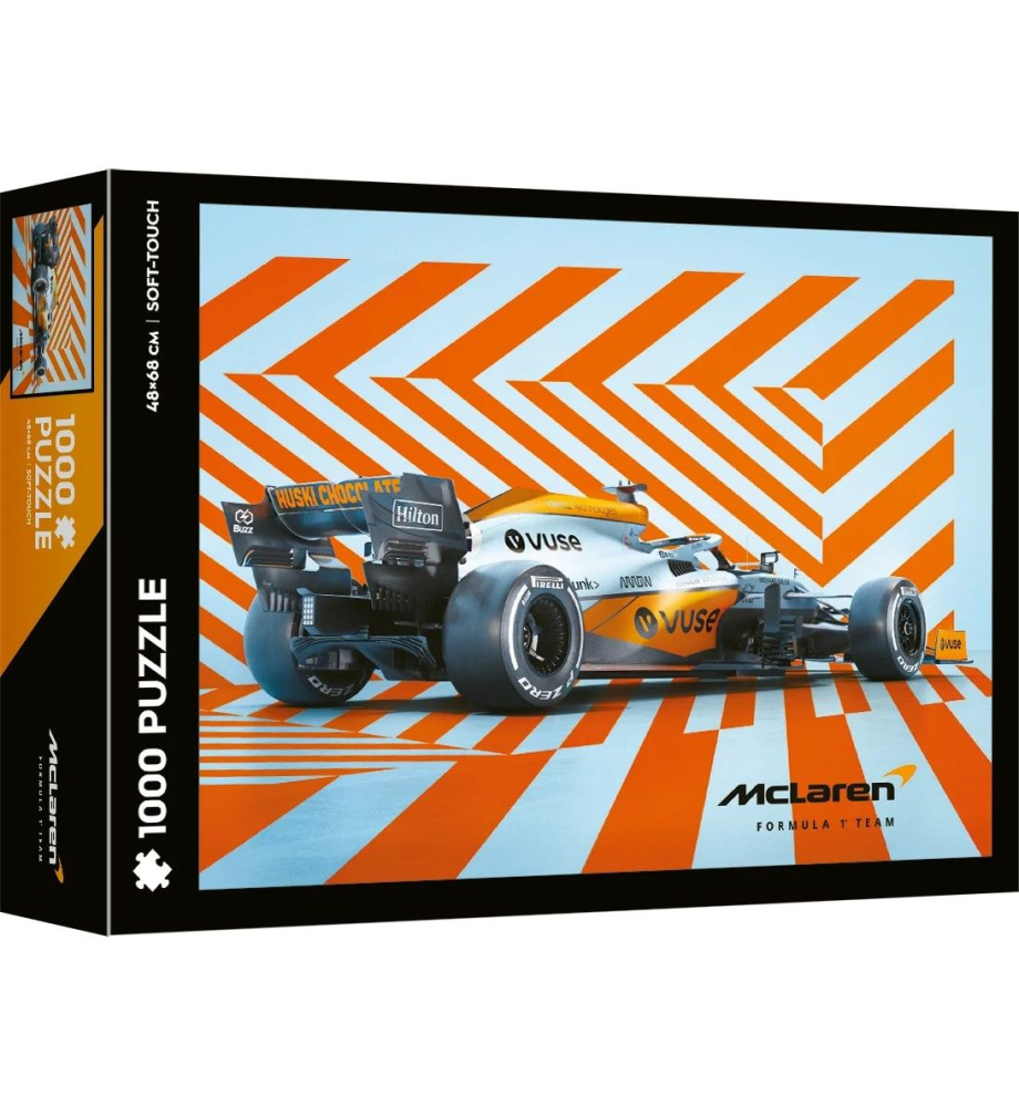 PUZZLE TREFL 1000 SOFT TOUCH AUTOMOBIL MCLAREN GULF LIVERY