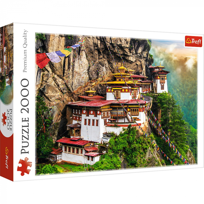 Puzzle Trefl 2000 Cuibul Tigrului, Bhutan