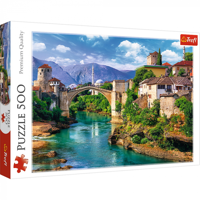 Puzzle Trefl 500 Pod Vechi, Mostar, Bosnia