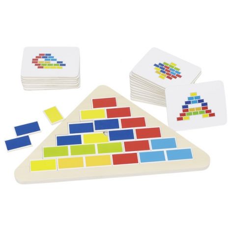 Puzzle triunghi cu segmente si 20 de modele - poza 1