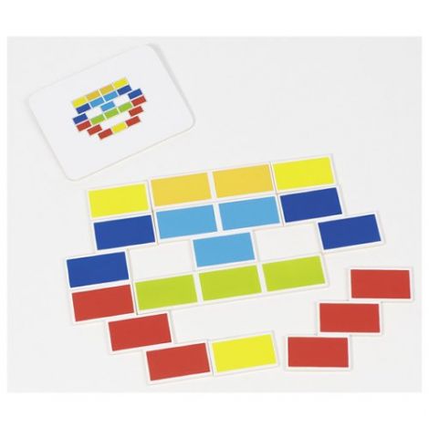 Puzzle triunghi cu segmente si 20 de modele - poza 3