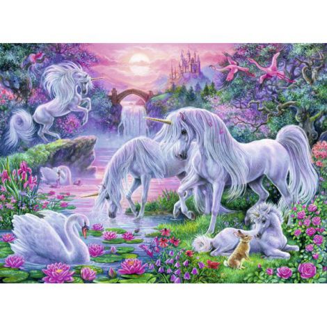 Puzzle Unicorni la apus, 150 piese - poza 2