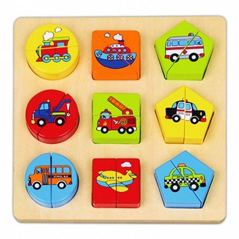 Puzzle vehicule