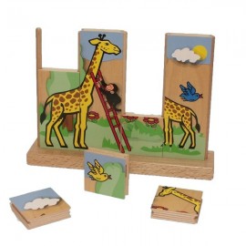 Puzzle vertical Girafa