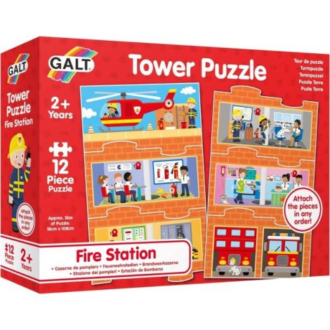 Puzzle vertical - statia de pompieri (12 piese) - poza 2