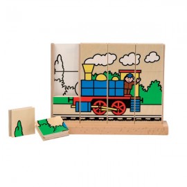 Puzzle vertical Trenul - poza 1