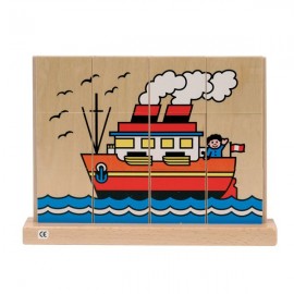 Puzzle vertical Vaporul - poza 1