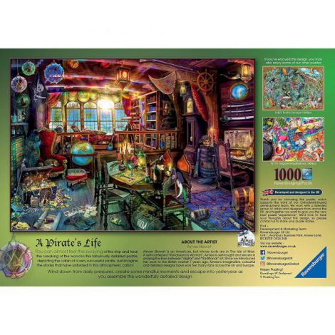Puzzle viata de pirat, 1000 piese 16755 Ravensburger - poza 2