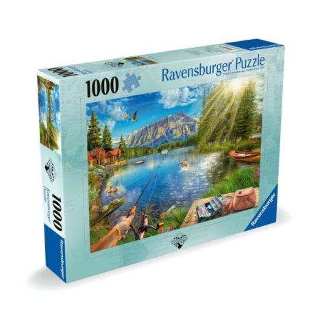 Puzzle viata la lac 1000 piese - poza 3