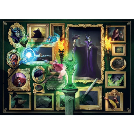 PUZZLE VILLAINOUS MALIFICENT, 1000 PIESE - poza 2