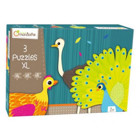 Puzzle XL Avenue Mandarine - Feathered creatures, 18 piese - poza 2