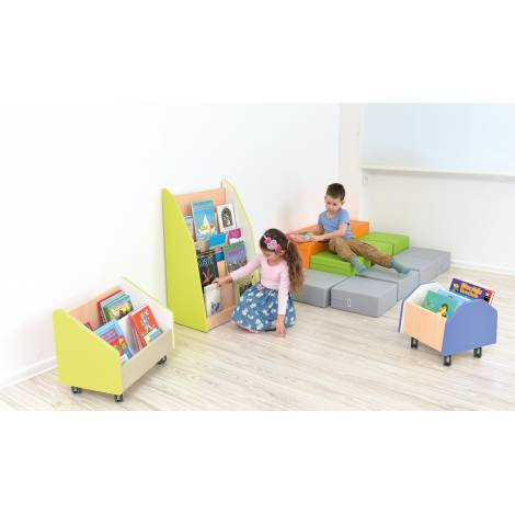 Quadro alb Biblioteca pentru gradinita culoare Rosu - poza 2