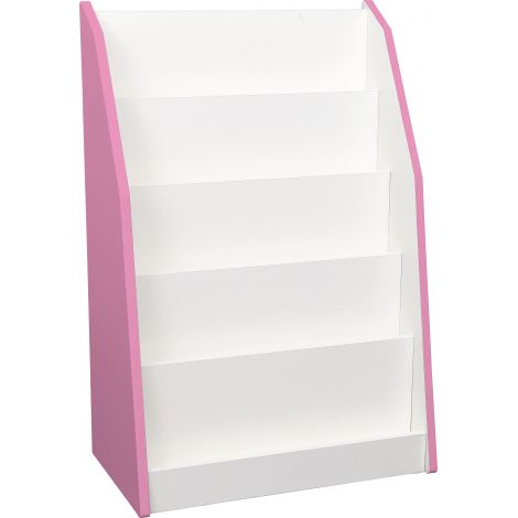 Quadro alb Biblioteca pentru gradinita culoare Roz
