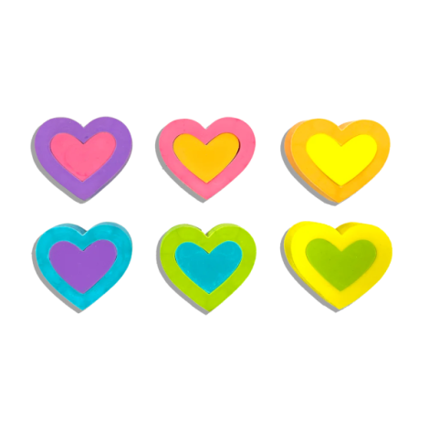 Radiere Inimi inflorite - set de 6 , Hearts in Bloom - poza 3