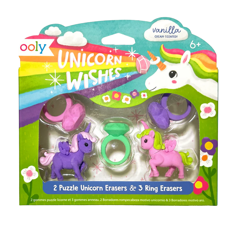 Radiere parfumate: Unicorni (Set de 5)
