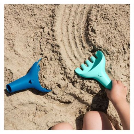 Raki, set pentru plaja si gradina, albastru, Quut Toys - poza 3