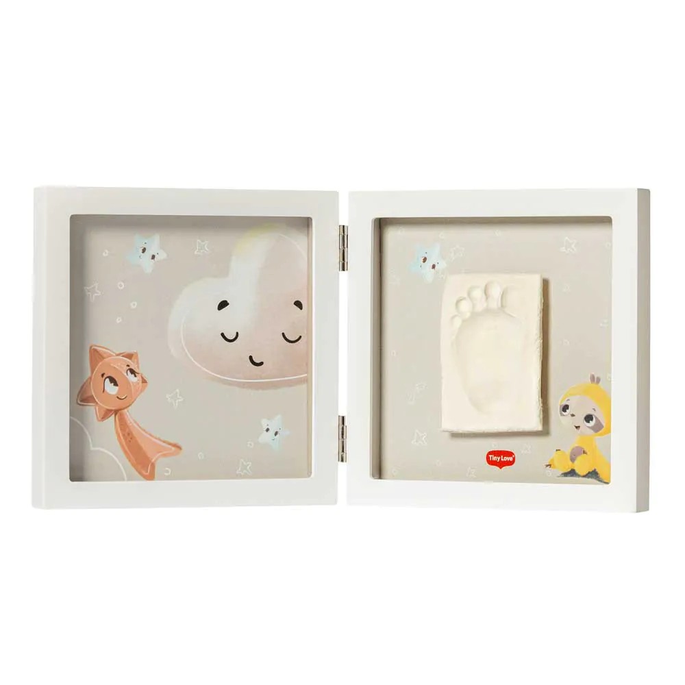 Rama foto cu amprenta Tiny Love Tiny Creations Alb