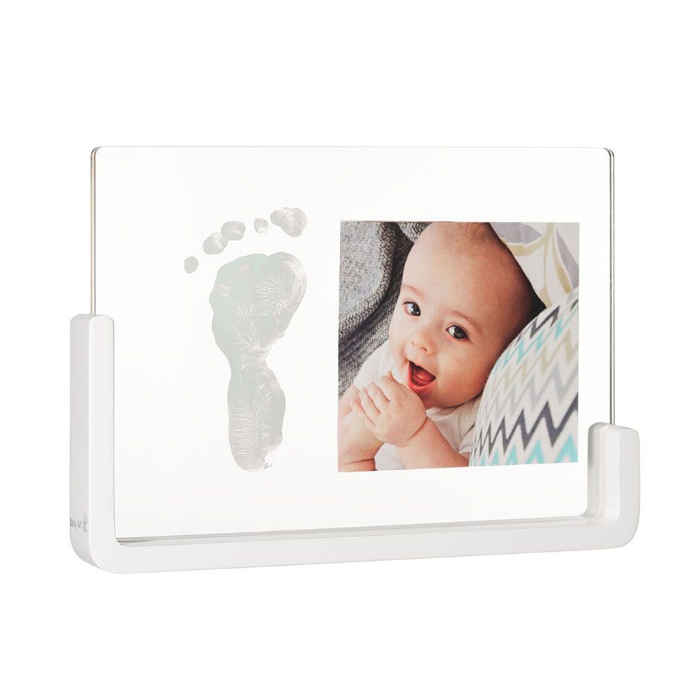 Rama foto transparenta cu amprenta in vopsea Baby Art - poza 1