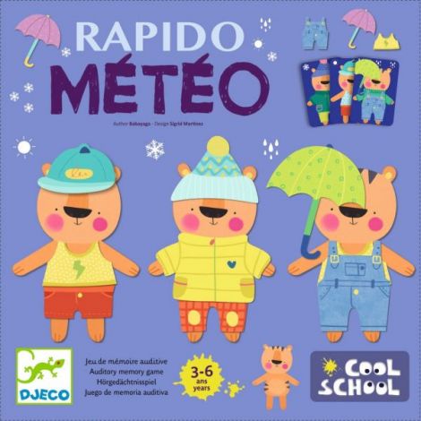 Rapido Meteo, joc de memorie Djeco - poza 1