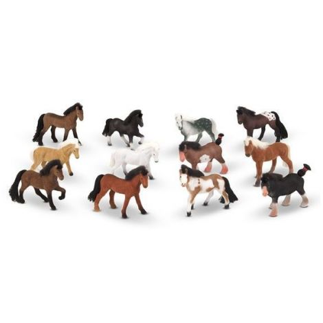 Rase de caluti, colectie 12 piese, Melissa and Doug 592 - poza 3