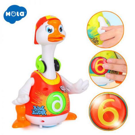 Ratoiul Dansator Rosu Cu Lumini Si Melodii - poza 3