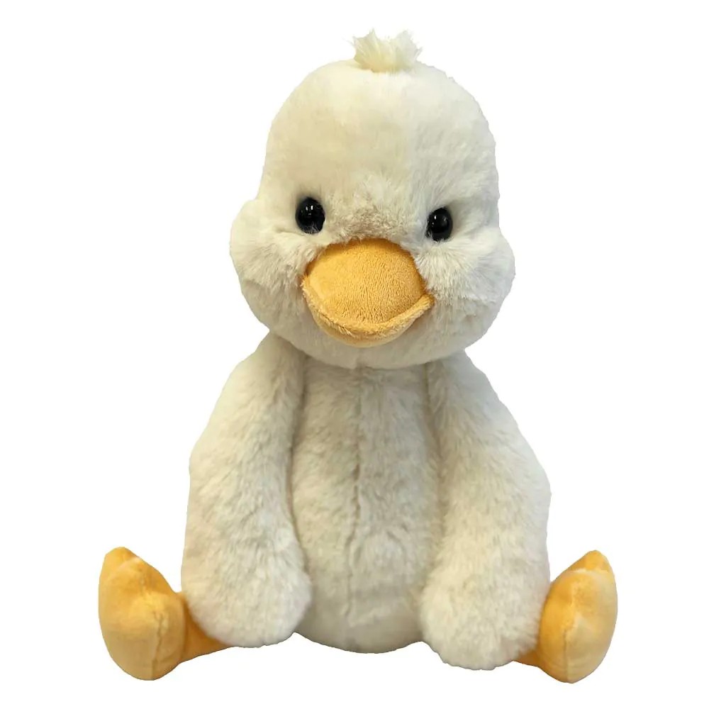 Ratusca alba de plus moale 40 cm - poza 1