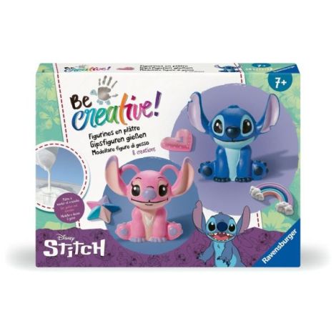 Ravensburger - Be Creative Set maxi de creatie figurine Stitch din ipsos include 8 creatii - poza 3