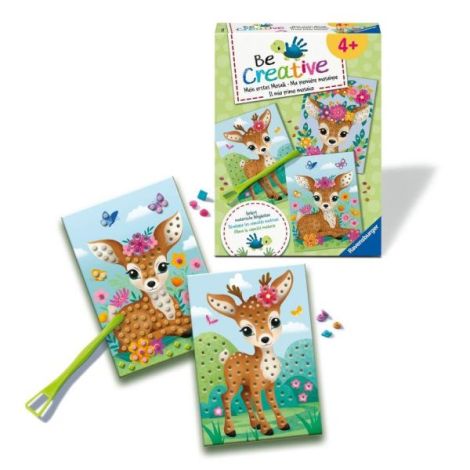 Ravensburger - Be Creative Set midi de creatie mozaic caprioare - poza 1