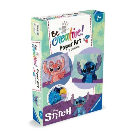 Ravensburger - Be Creative Set mini de creatie din hartie Disney Stitch folosind tehnica Quilling - poza 2