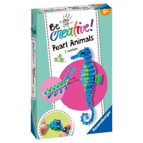 Ravensburger - Be Creative Set mini de creatie din perle calut de mare si larva - poza 2