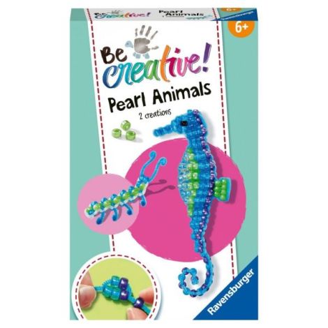 Ravensburger - Be Creative Set mini de creatie din perle calut de mare si larva - poza 3