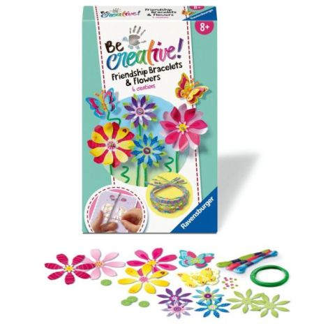 Ravensburger - Be Creative Set mini de creatie flori si bratari - poza 1