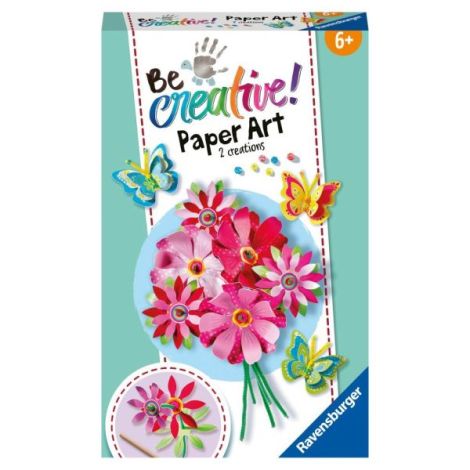 Ravensburger - Be Creative Set mini de creatie flori si fluturi din hartie - poza 3