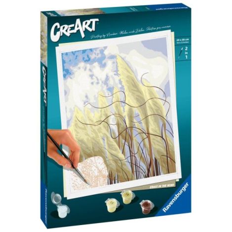 Ravensburger - CreArt pictura pe numere pentru adulti iarba in vant - poza 2