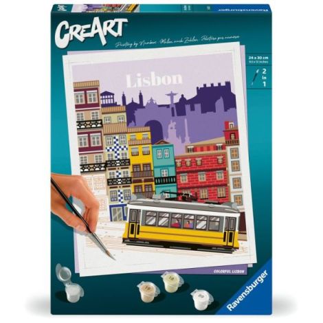 Ravensburger - CreArt pictura pe numere pentru adulti Lisabona - poza 1