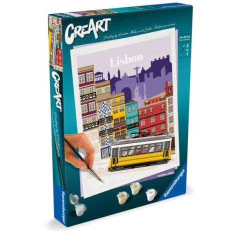 Ravensburger - CreArt pictura pe numere pentru adulti Lisabona - poza 2