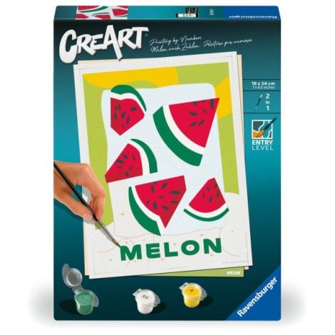 Ravensburger - CreArt pictura pe numere pentru adulti pepene - poza 1